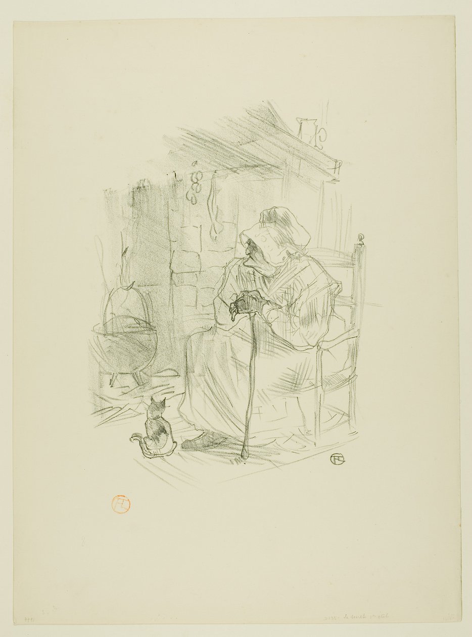 The Secret, from Mélodies de Désiré Dihau by Henri de Toulouse-Lautrec