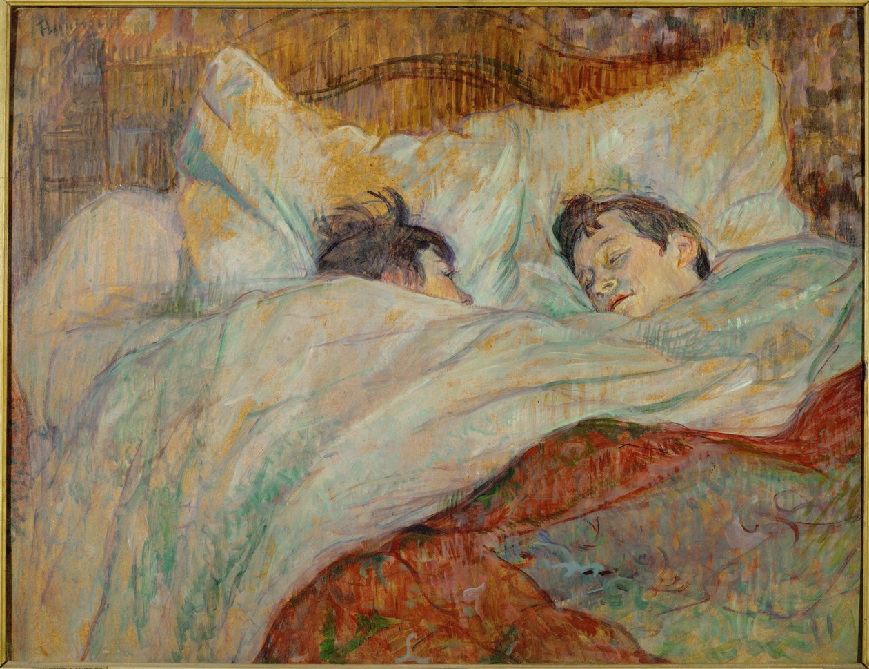 The Bed by Henri de Toulouse-Lautrec