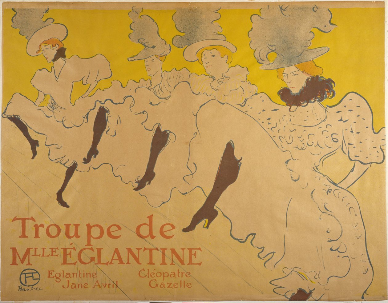 Troupe of Mlle Églantine by Henri de Toulouse-Lautrec