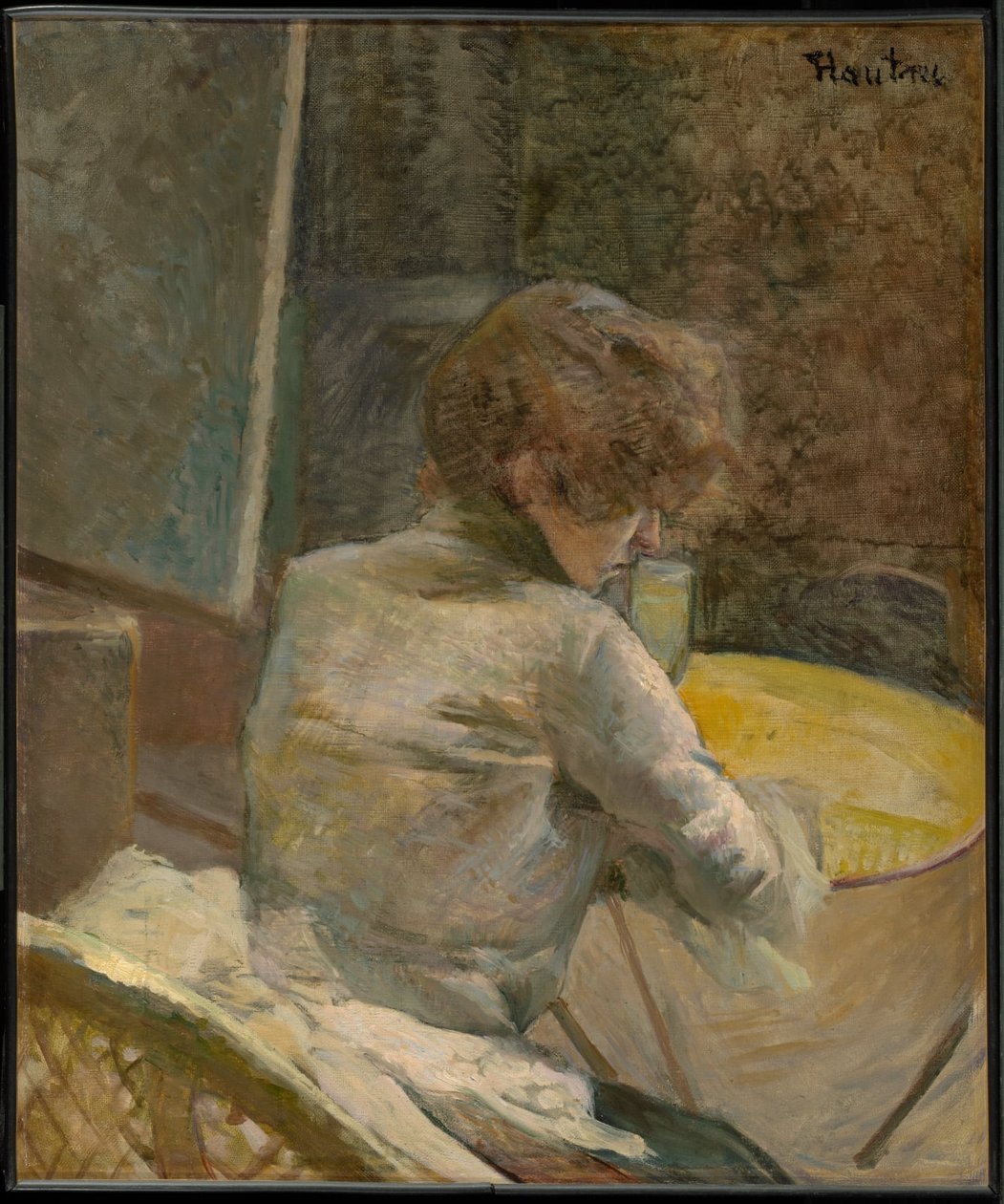 Waiting by Henri de Toulouse-Lautrec