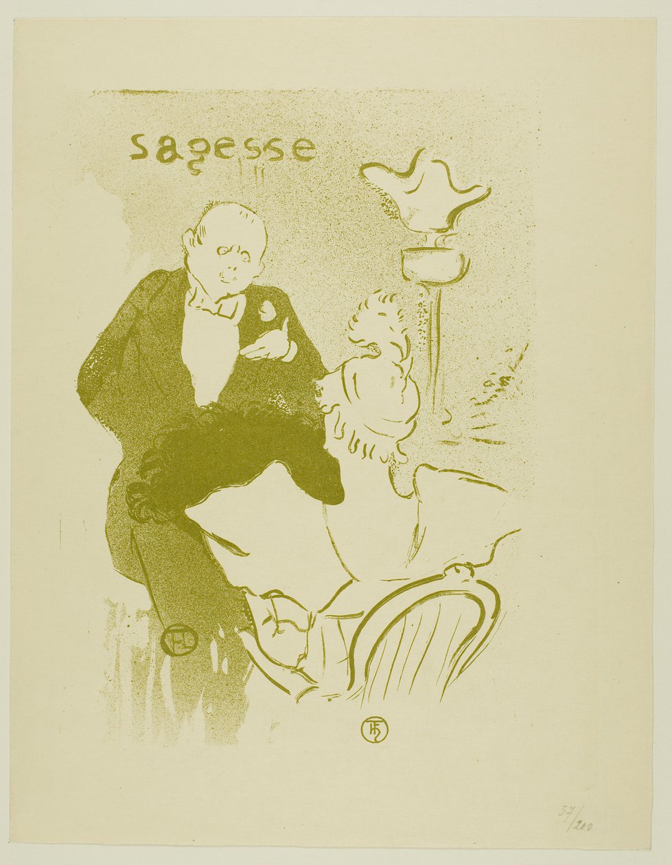 Wisdom by Henri de Toulouse-Lautrec