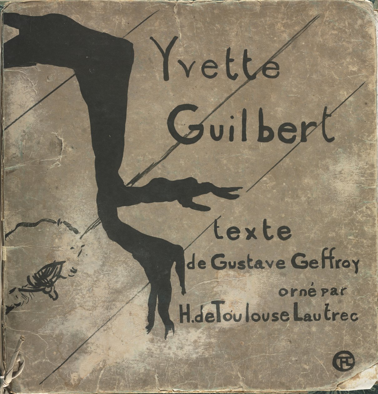 Yvette Guilbert - French Series: Cover by Henri de Toulouse-Lautrec