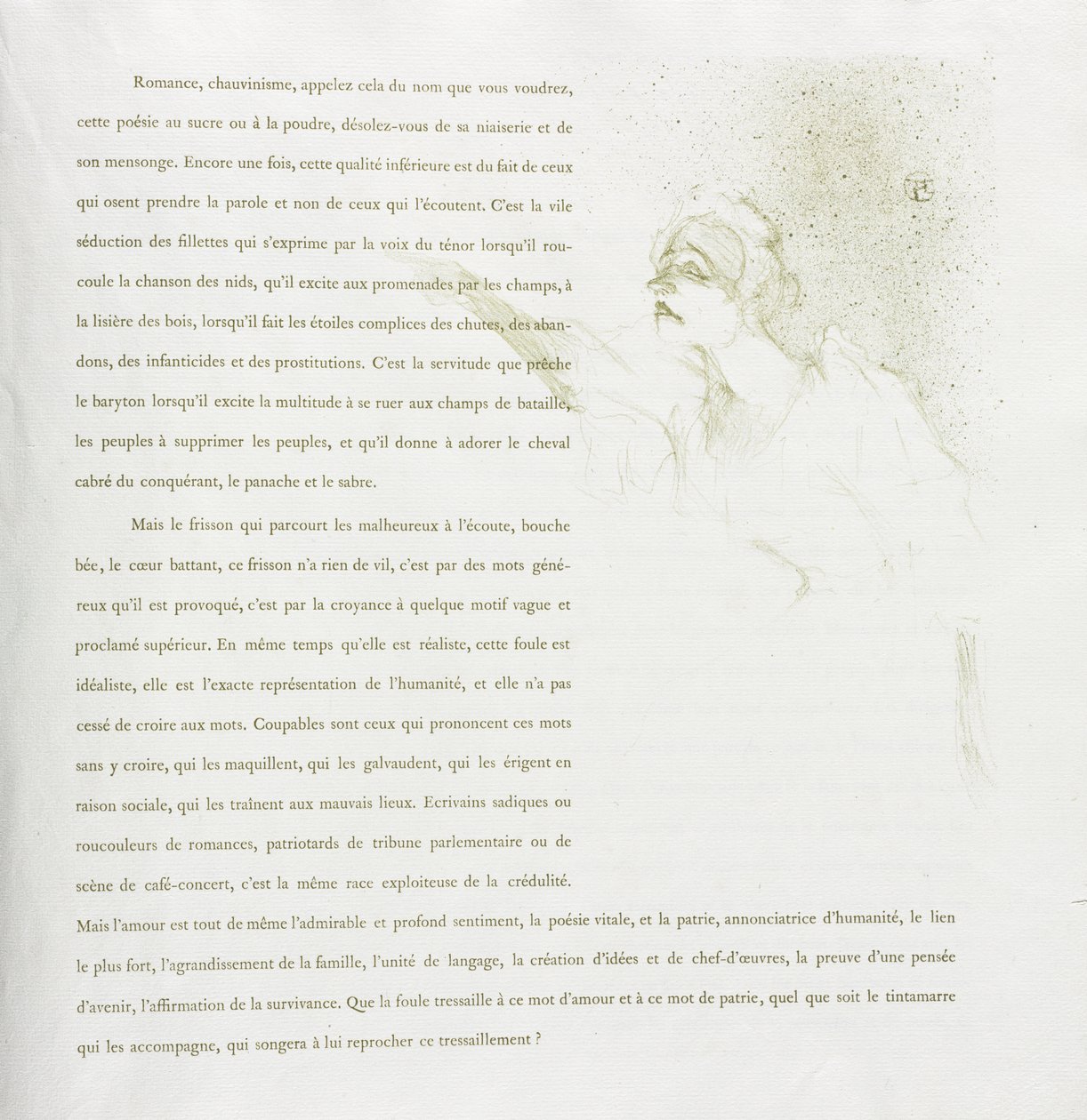 Yvette Guilbert - French Series: No. 12 by Henri de Toulouse-Lautrec