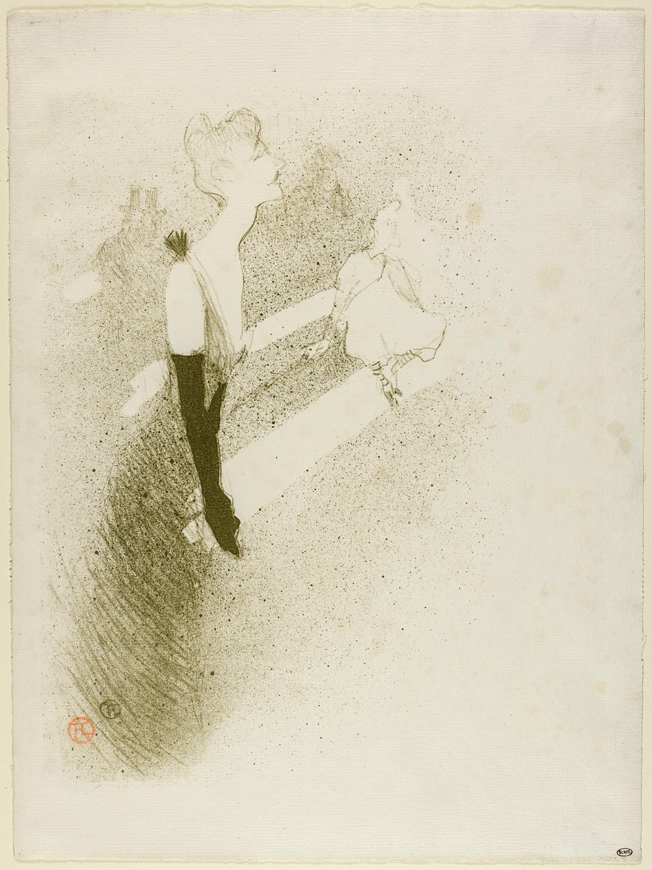 Yvette Guilbert by Henri de Toulouse-Lautrec