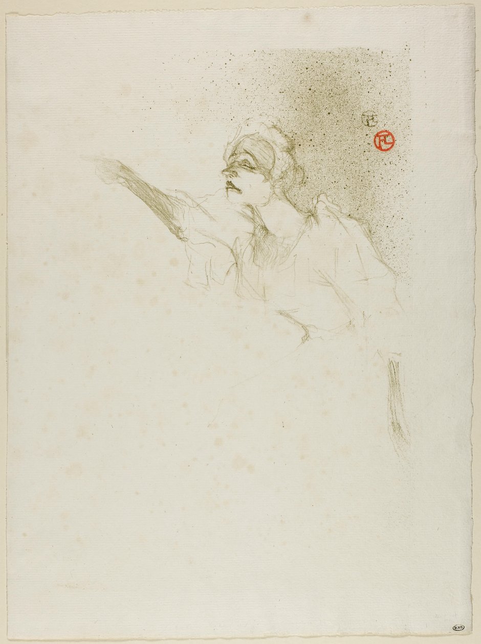 Yvette Guilbert by Henri de Toulouse-Lautrec