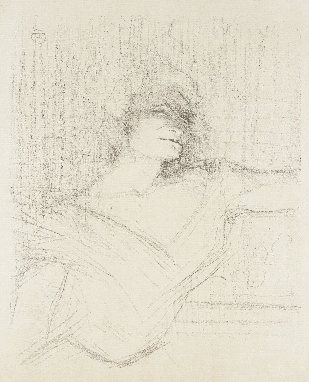 Yvette Guilbert, In the Glu by Henri de Toulouse-Lautrec