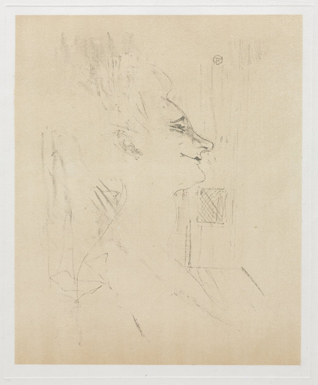 Yvette Guilbert Intoxicated by Henri de Toulouse-Lautrec