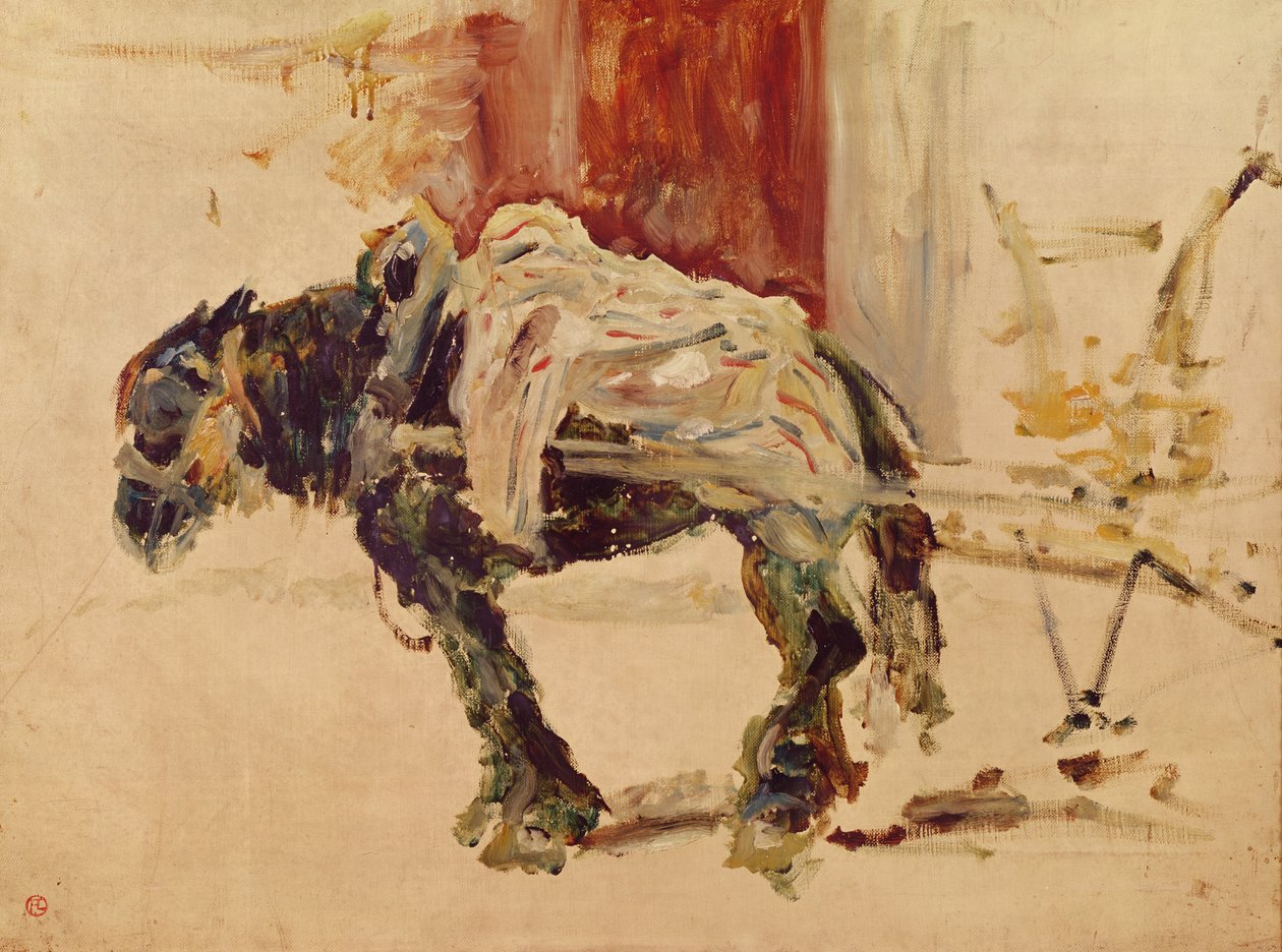A Draft Horse at Céleyran by Henri de Toulouse Lautrec