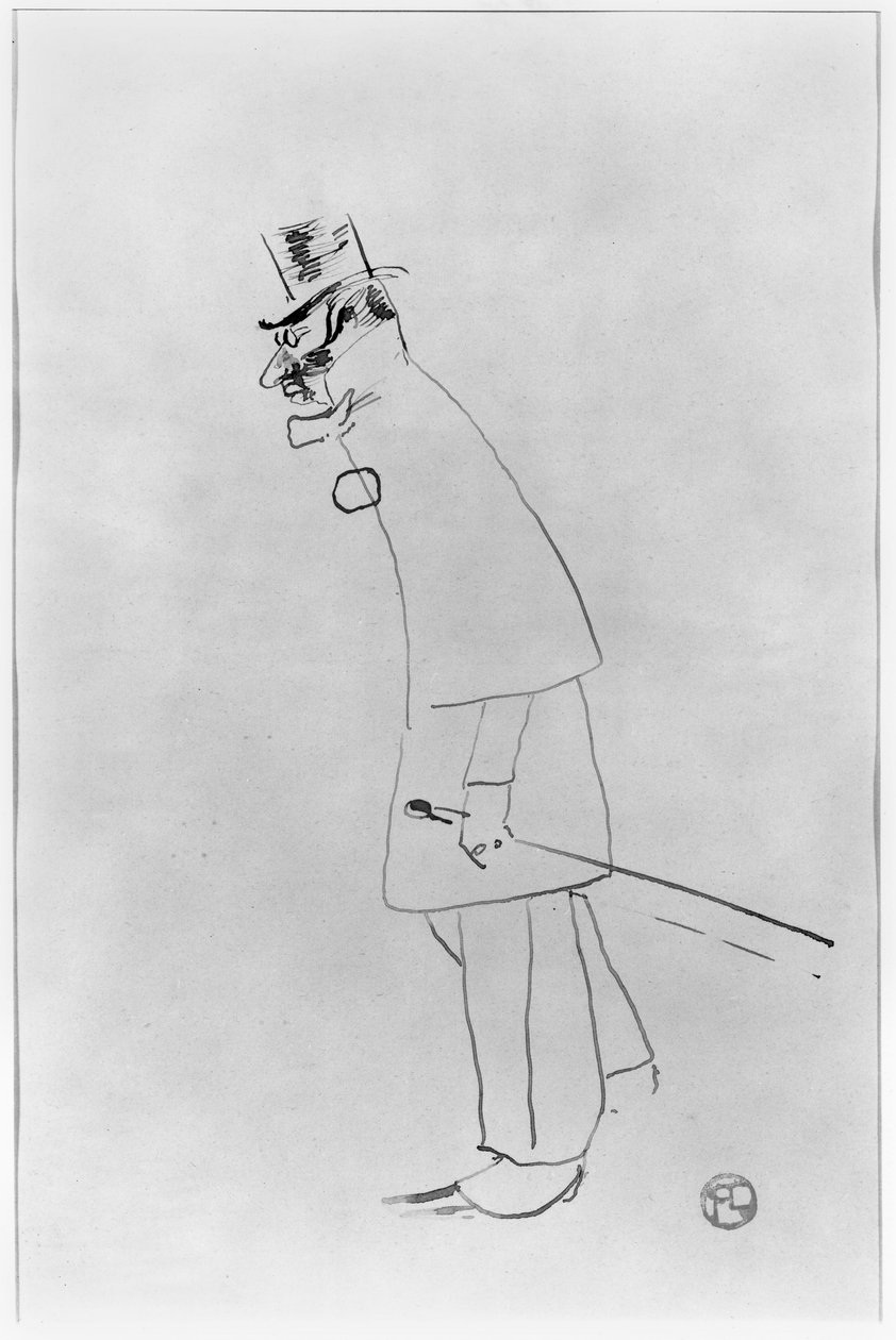 A House Doctor, Gabriel Tapie de Celeyran (1869-1930) 1894 by Henri de Toulouse Lautrec