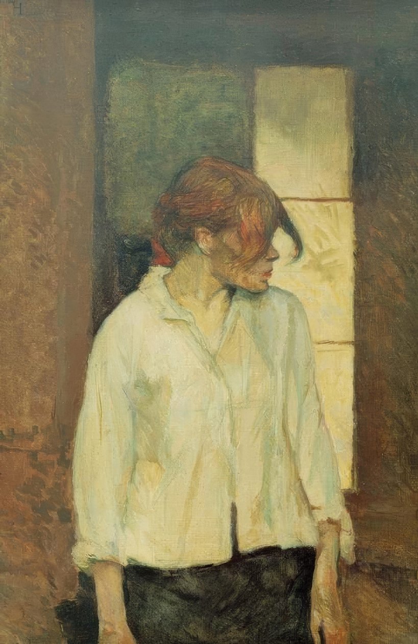 At Montrouge – Rosa the Red by Henri de Toulouse Lautrec
