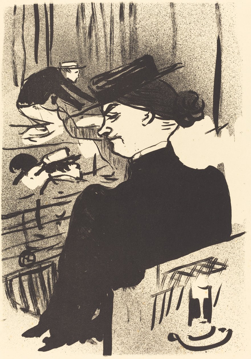 A Spectator, 1893 by Henri de Toulouse Lautrec