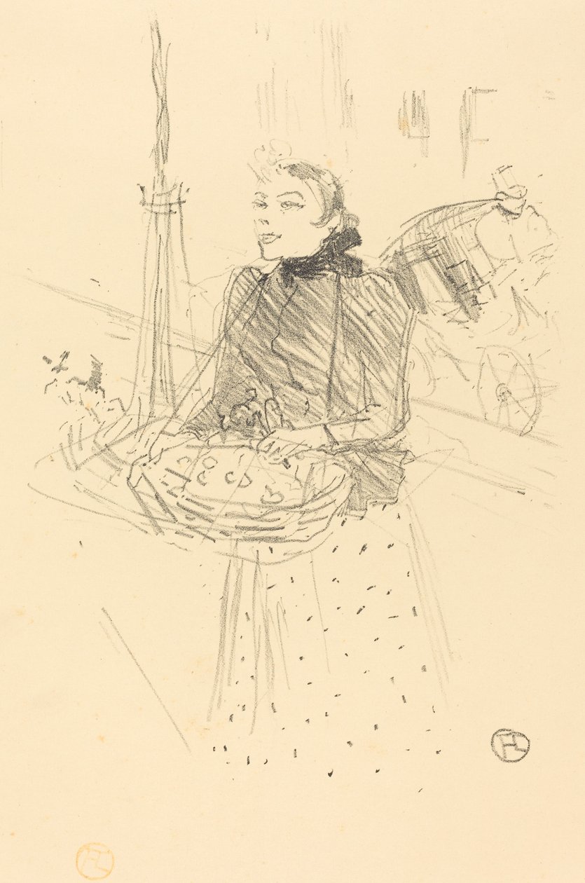 Buy My Beautiful Violets by Henri de Toulouse Lautrec