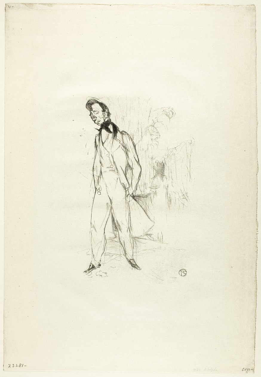 Adolphe or The Sad Young Man by Henri de Toulouse Lautrec