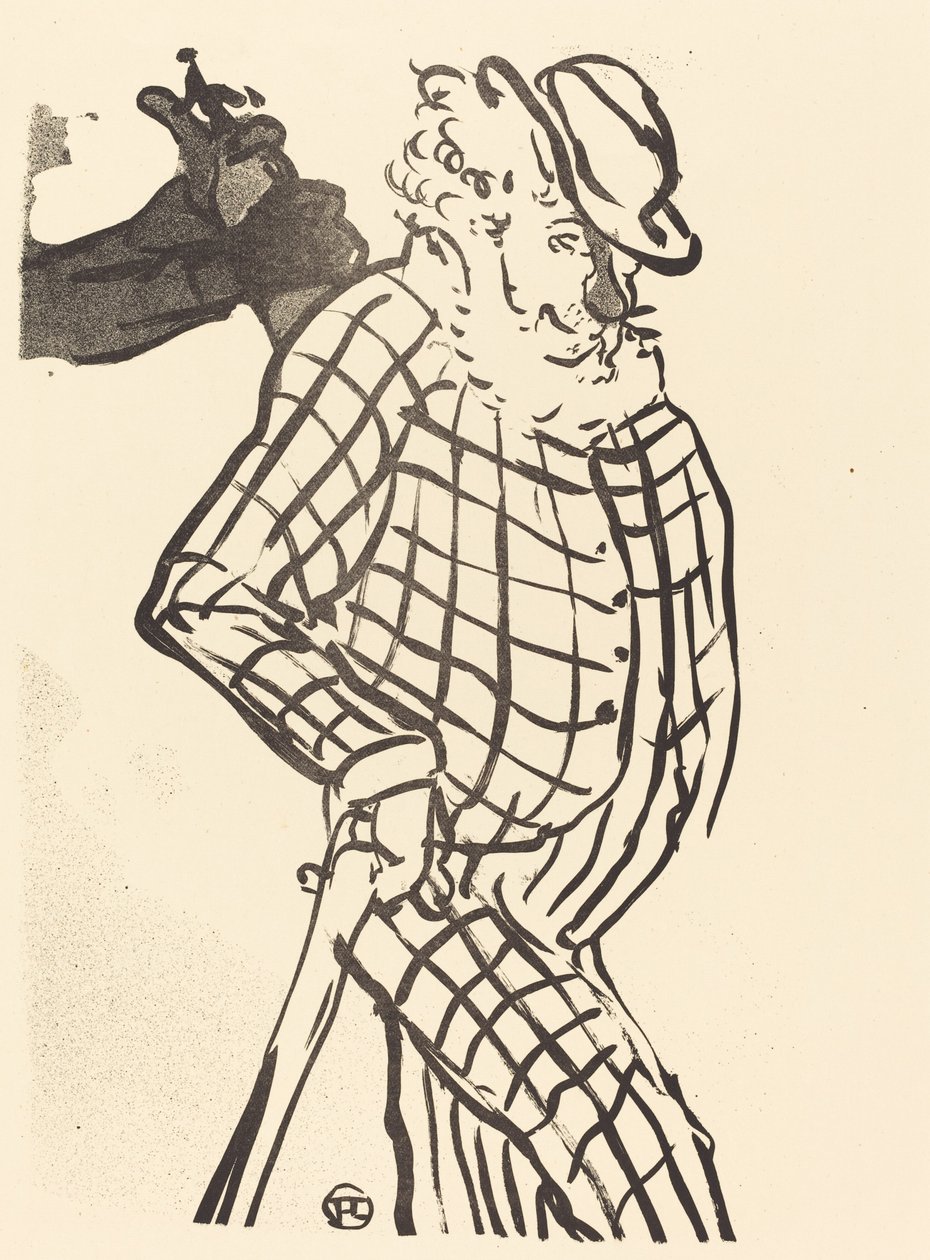 American Singer by Henri de Toulouse Lautrec