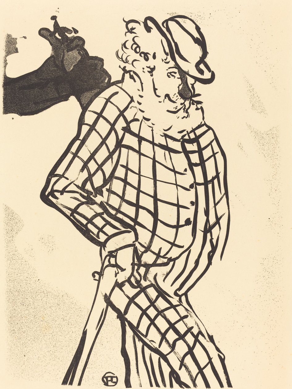 American Singer by Henri de Toulouse Lautrec