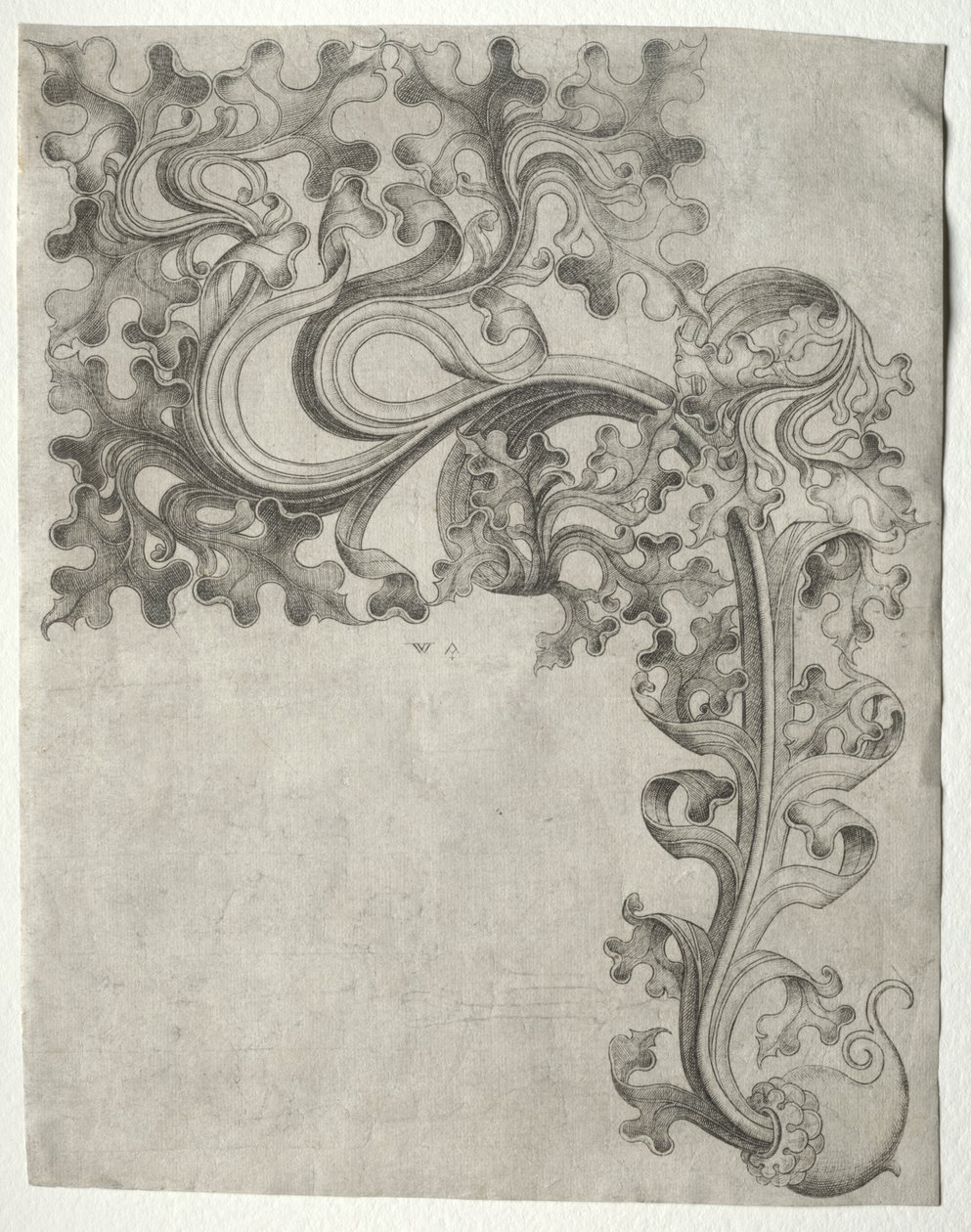 An Oak Leaf Ornament by Henri de Toulouse Lautrec