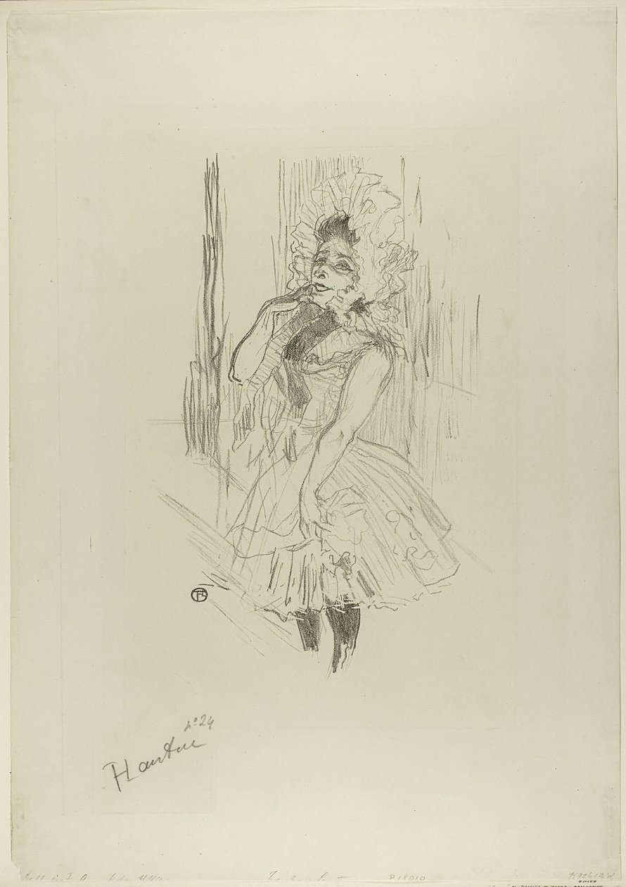 Anna Held, in Toutes ces Dames au Théâtre by Henri de Toulouse Lautrec