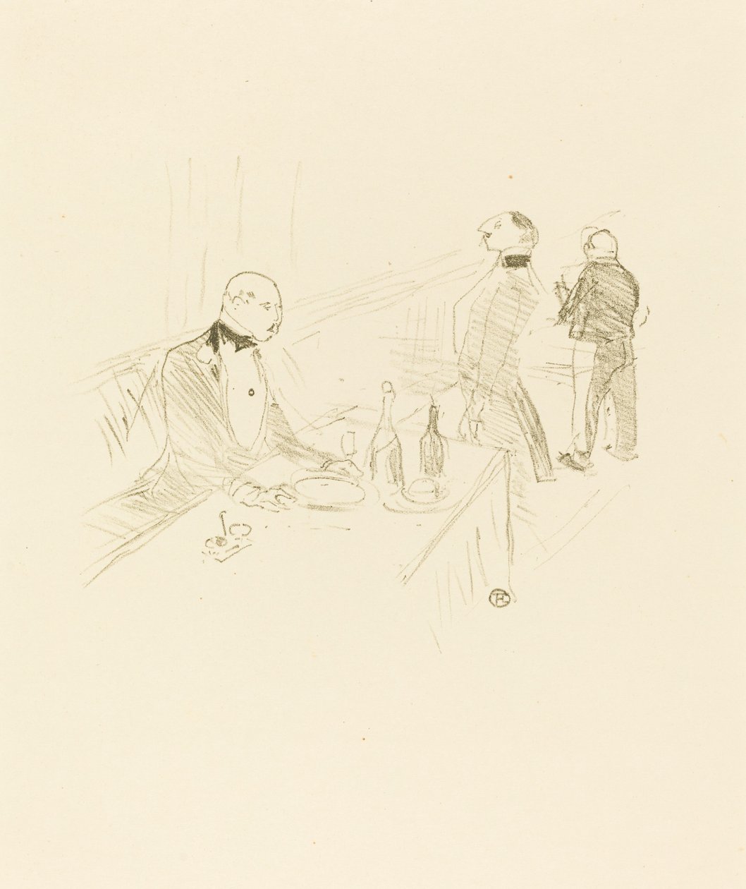 At The House of Gold, 1897 by Henri de Toulouse Lautrec