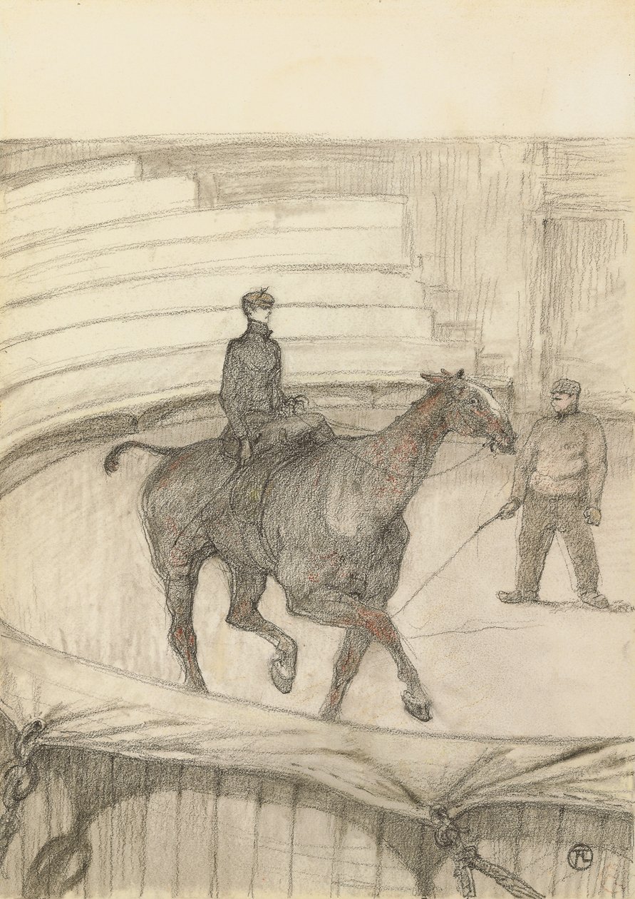 At the Circus: Rehearsal, 1899 by Henri de Toulouse Lautrec