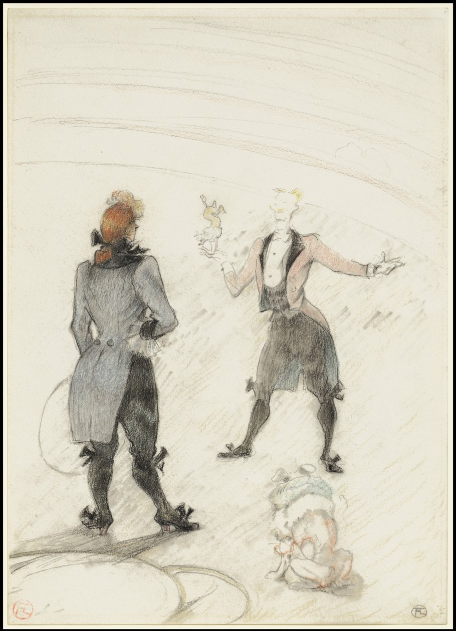 At the Circus: The Dog Trainer by Henri de Toulouse Lautrec