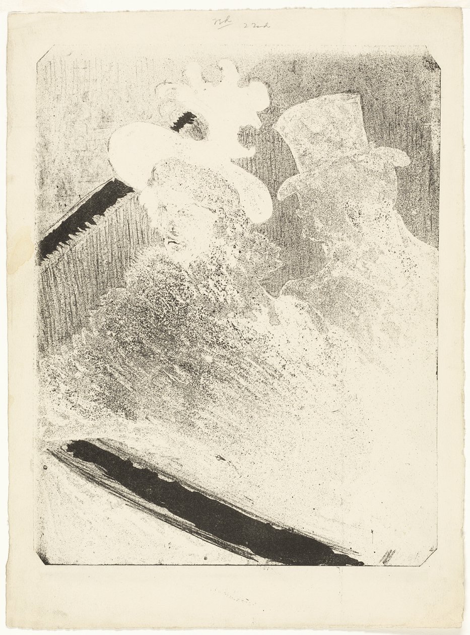 At the Concert by Henri de Toulouse Lautrec