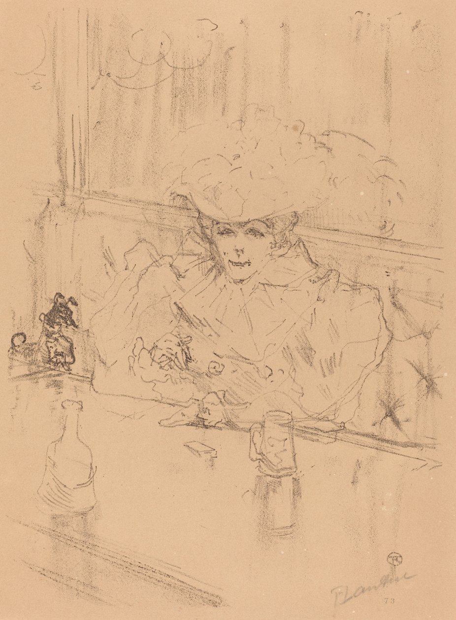 At the Hanneton by Henri de Toulouse Lautrec