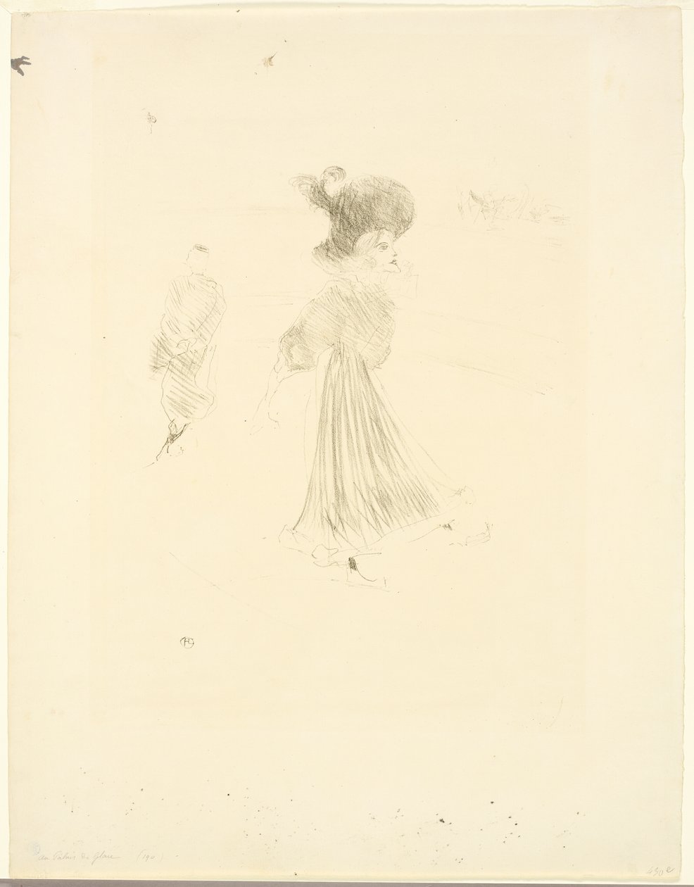 At the Ice Palace by Henri de Toulouse Lautrec