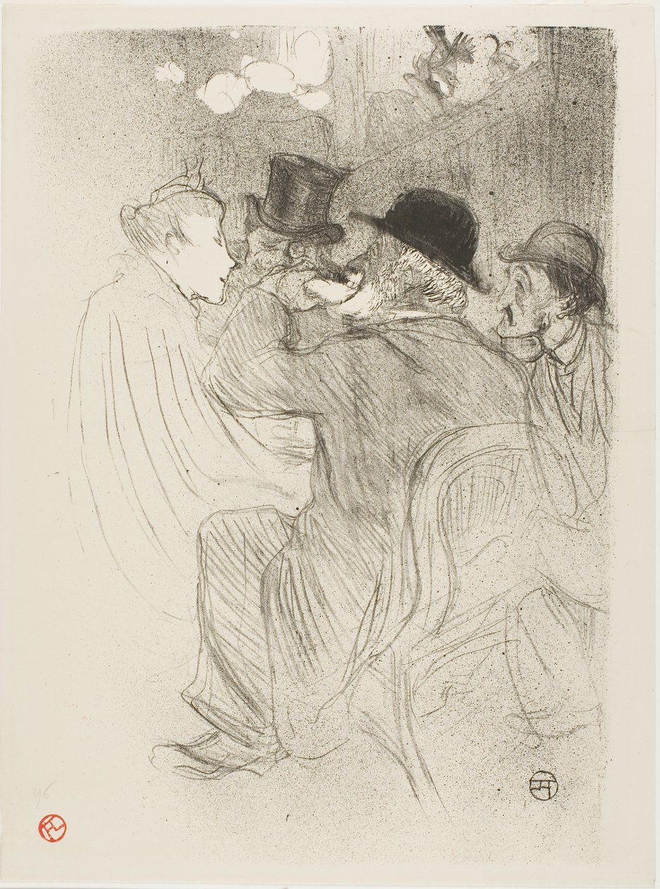 At the Moulin Rouge: A Rude! A Real Rude! by Henri de Toulouse Lautrec