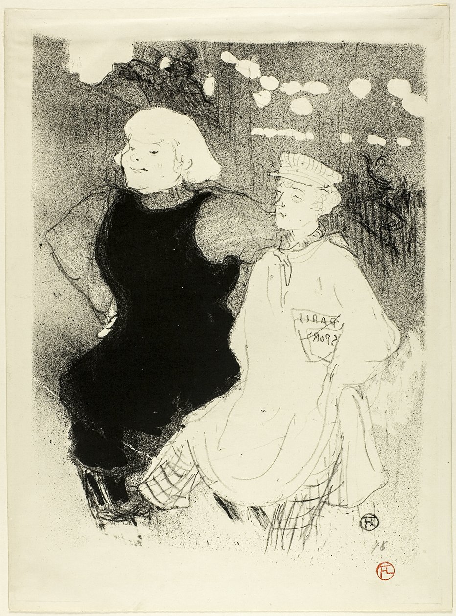 At the Moulin Rouge: the Franco-Russian Alliance by Henri de Toulouse Lautrec