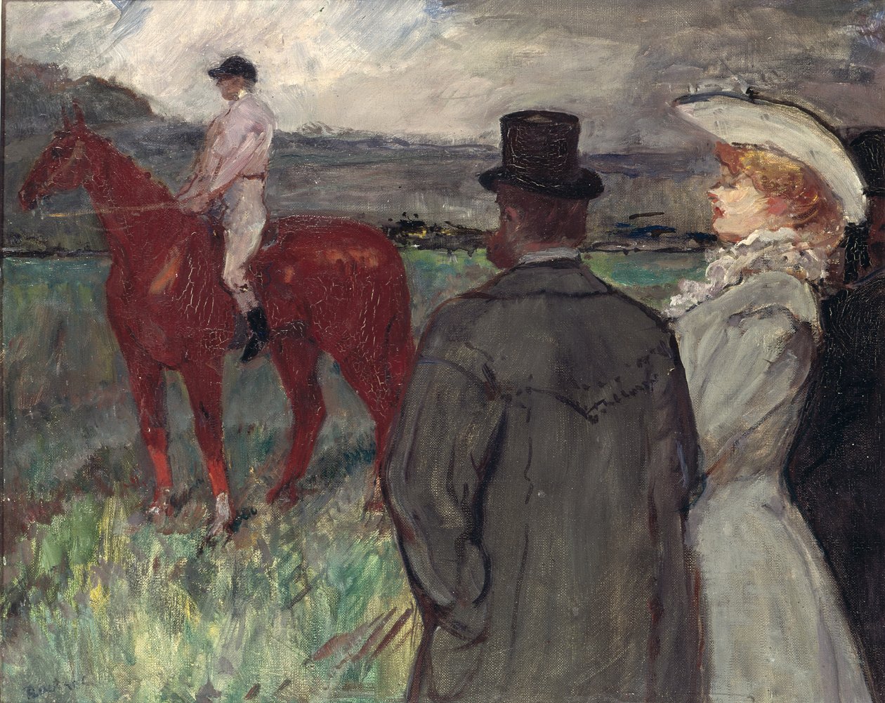 At the Racecourse by Henri de Toulouse Lautrec
