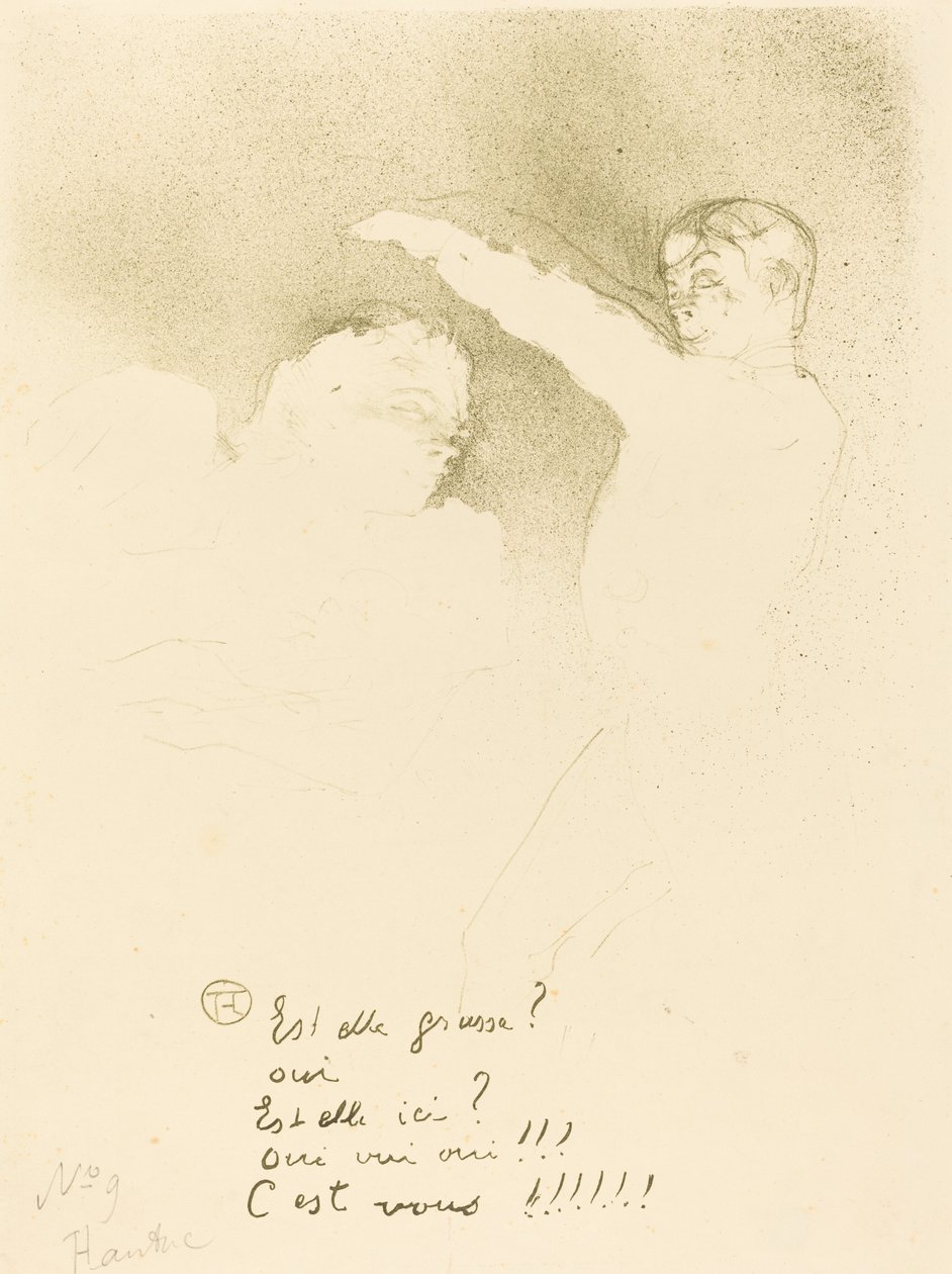 At the Varieties: Mlle. Lender and Brasseur by Henri de Toulouse Lautrec
