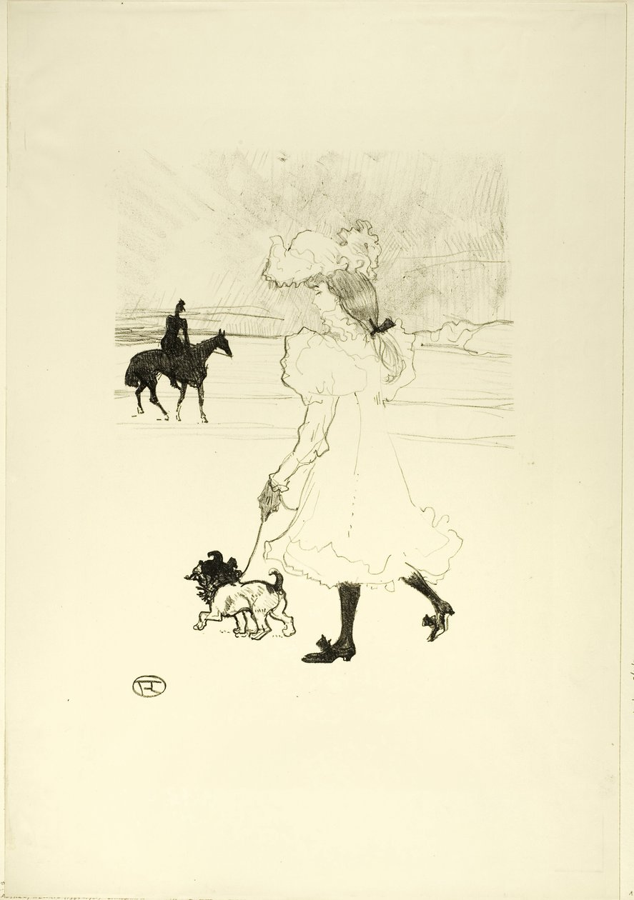 In the Woods by Henri de Toulouse Lautrec