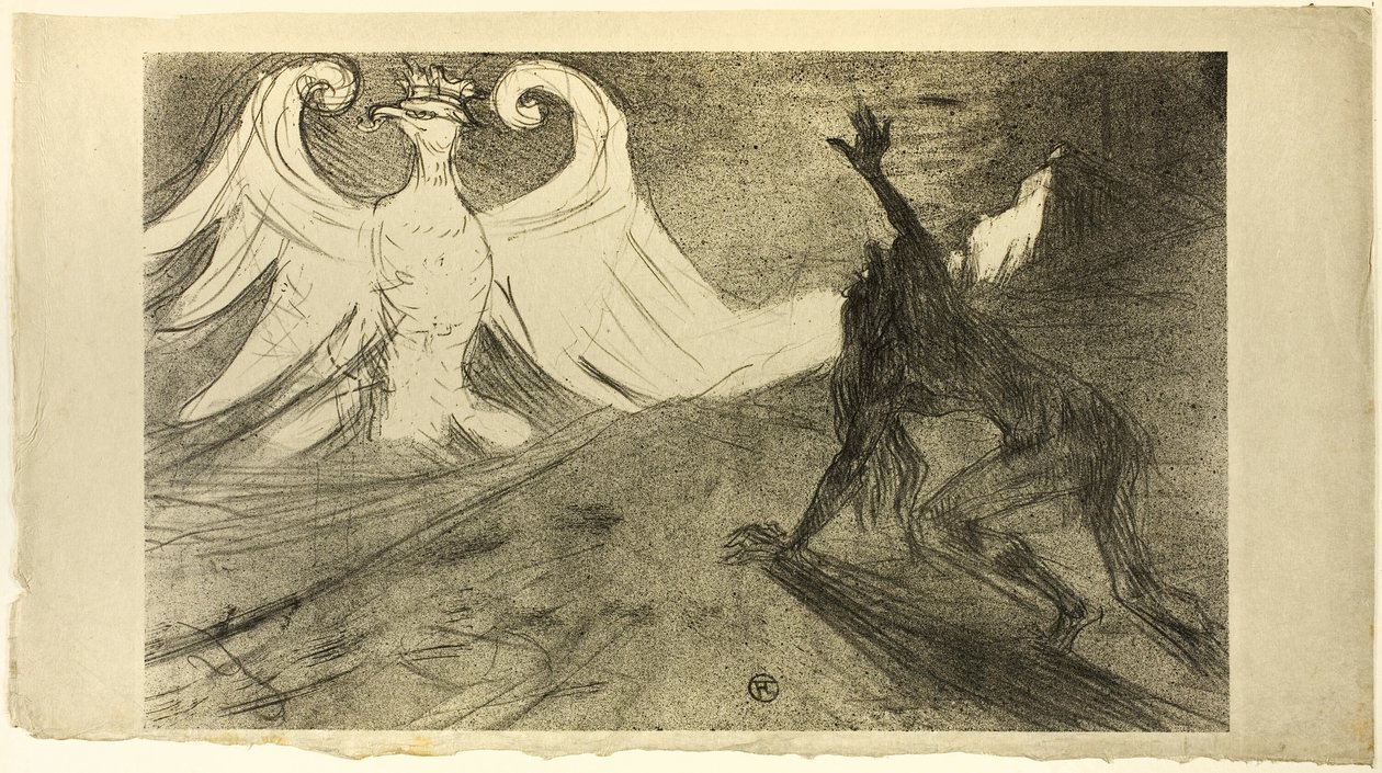 At the Foot of Sinai, Rejected Cover by Henri de Toulouse Lautrec