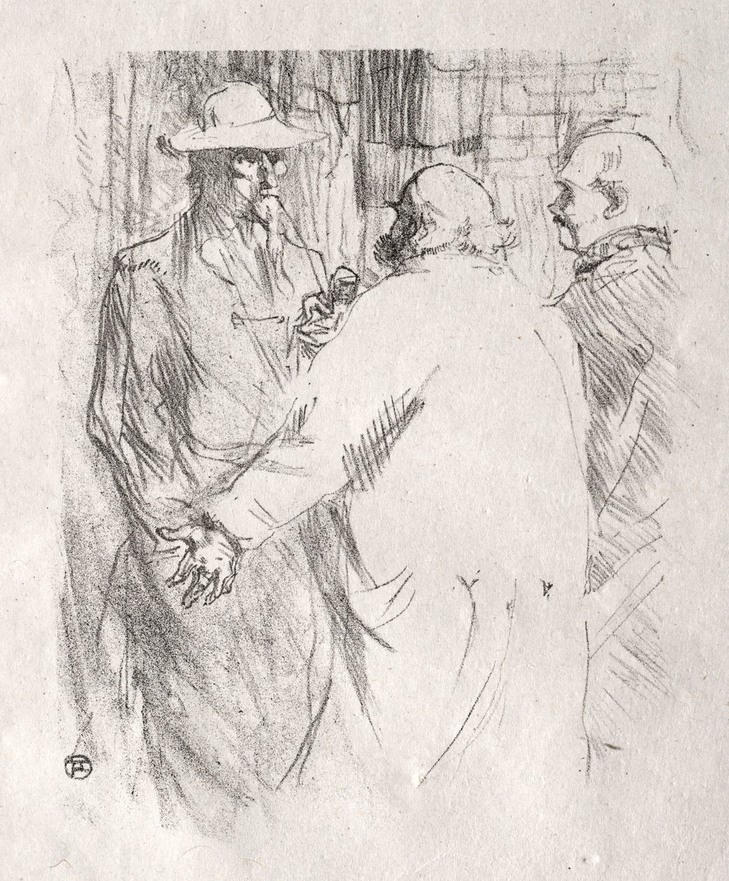 At the Foot of Sinai: Clemenceau at Busk by Henri de Toulouse Lautrec