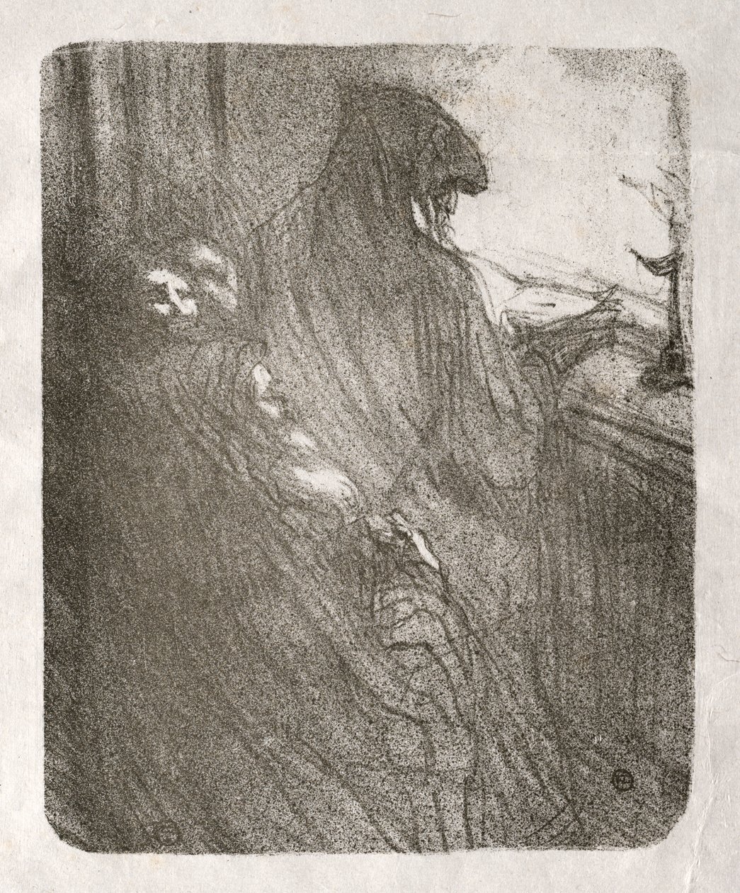 At the Foot of Sinai: The Prayer of the Polish Jews by Henri de Toulouse Lautrec