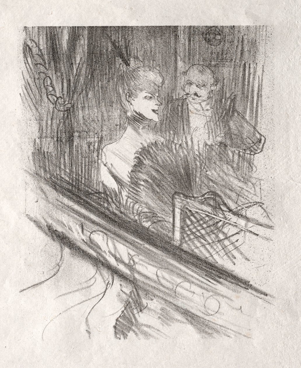 At the Foot of Sinai: Baron Moses, 1898 by Henri de Toulouse Lautrec