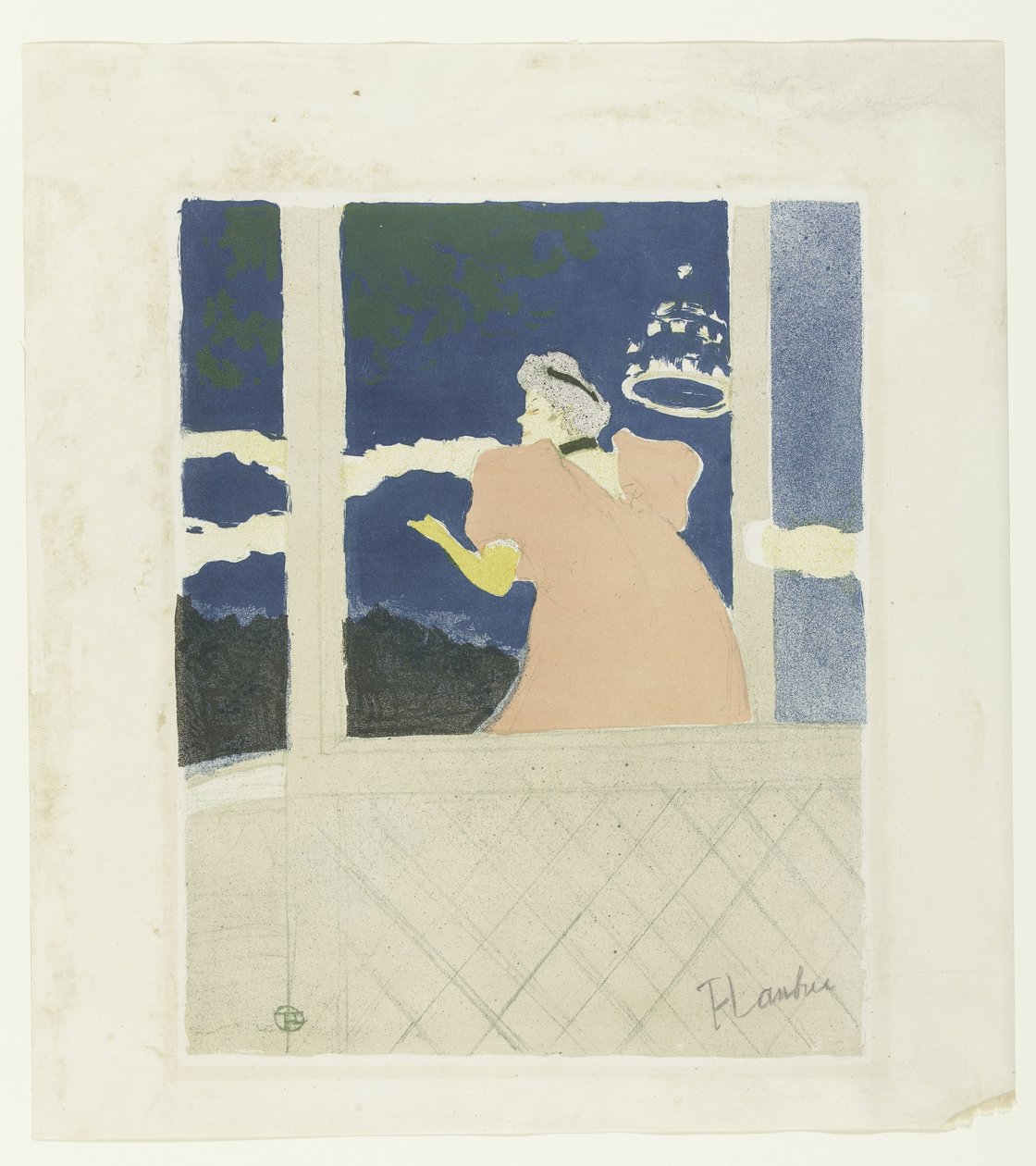 Aux Ambassadeurs by Henri de Toulouse Lautrec