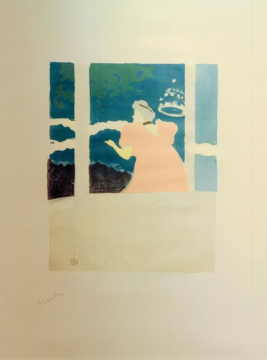 At the Ambassadors by Henri de Toulouse Lautrec