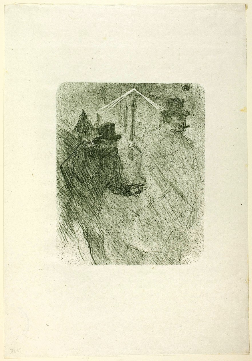Baron Moïse Begging, from At the Foot of Sinai by Henri de Toulouse Lautrec