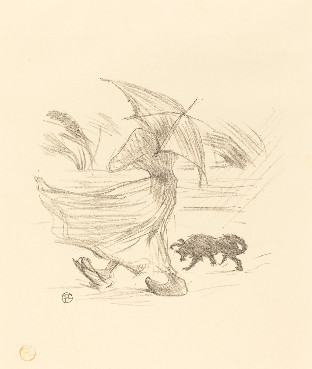 What the Rain Says, 1895 by Henri de Toulouse Lautrec