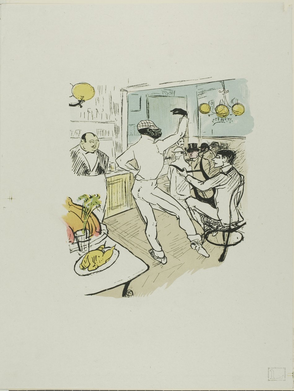 Chocolat Dancing by Henri de Toulouse Lautrec