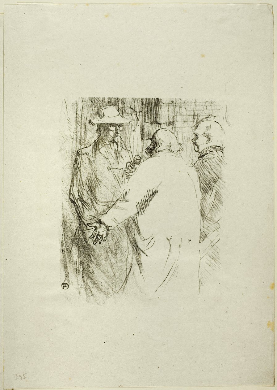 Clemenceau in Busk, from At the Foot of Sinai by Henri de Toulouse Lautrec