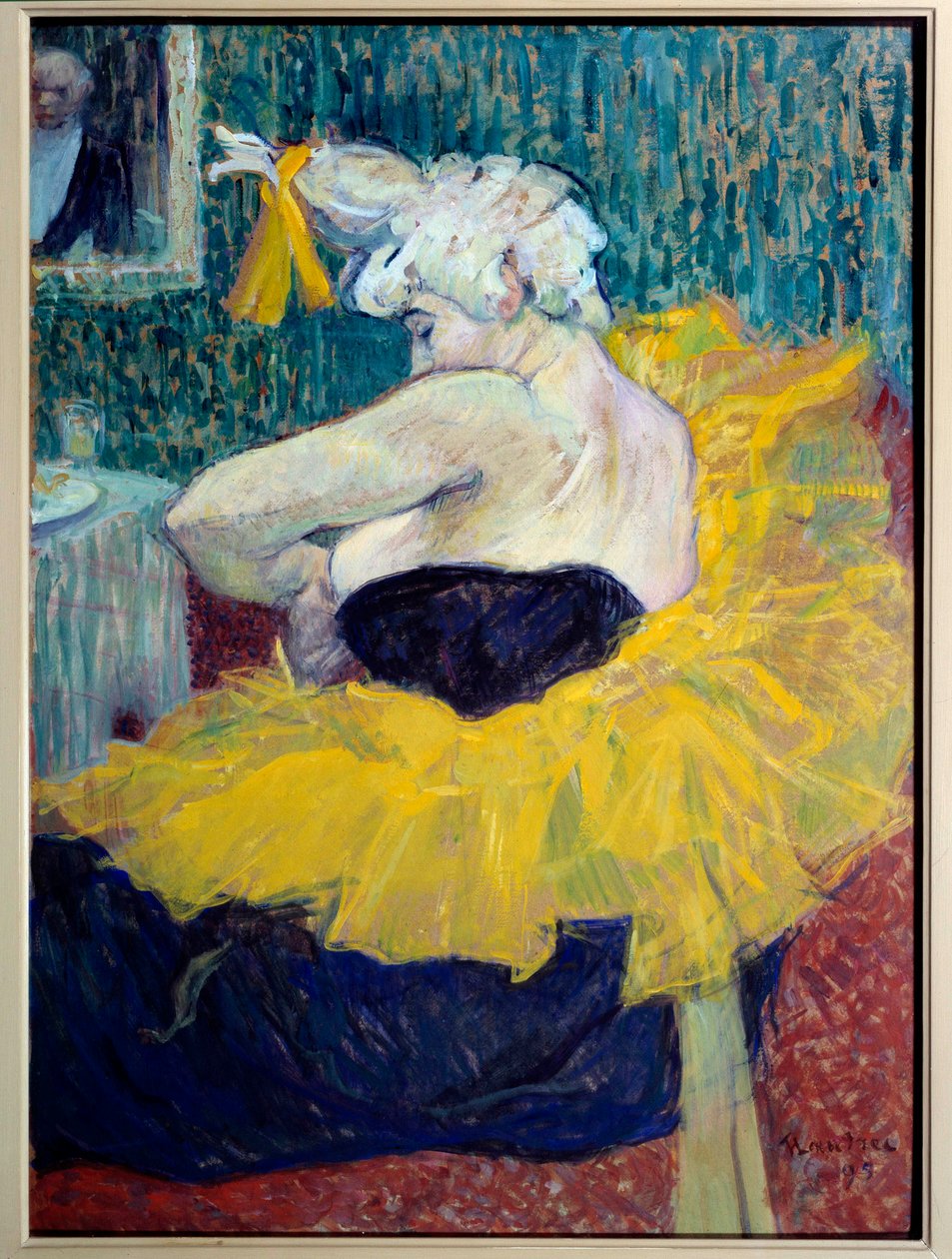 Clowness Cha-U-Kao, artist at the Moulin Rouge by Henri de Toulouse Lautrec