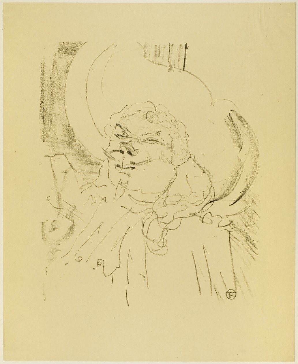 Coquelin the Elder, from Treize Lithographies by Henri de Toulouse Lautrec