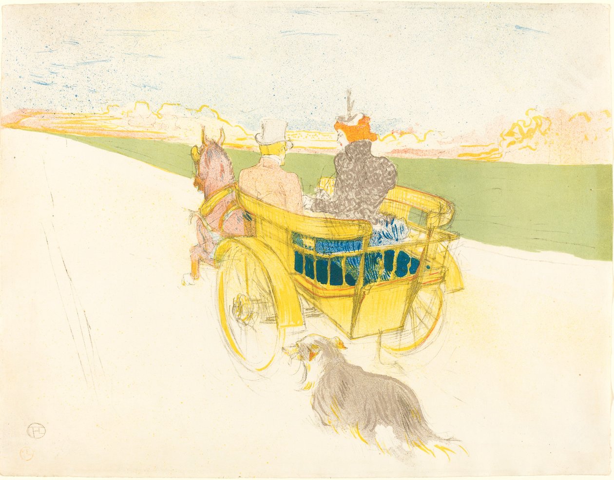 Country Outing, 1897 by Henri de Toulouse Lautrec