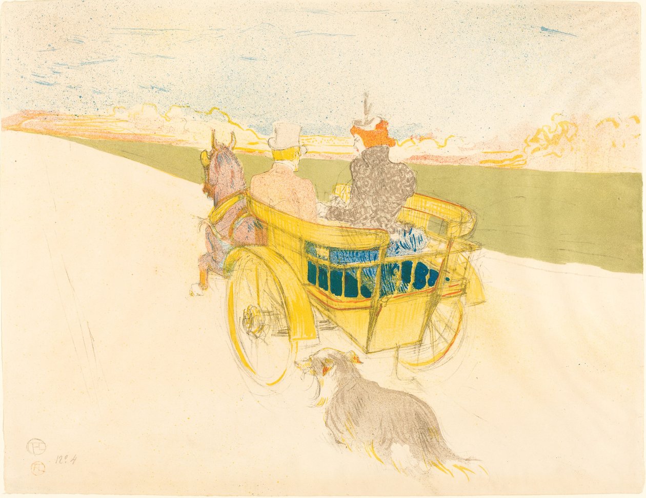 Country Outing, 1897 by Henri de Toulouse Lautrec