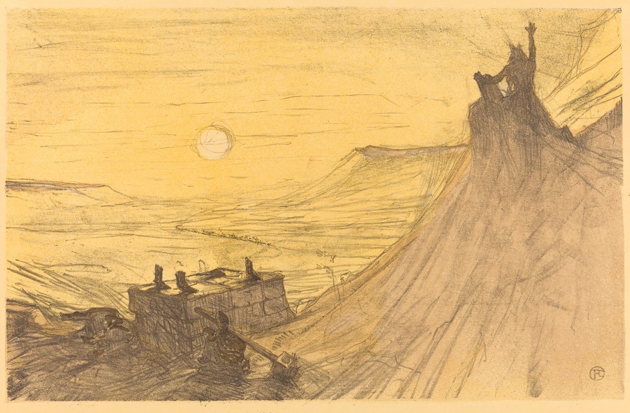 Cover for Au pied du Sinaï, 1898 by Henri de Toulouse Lautrec