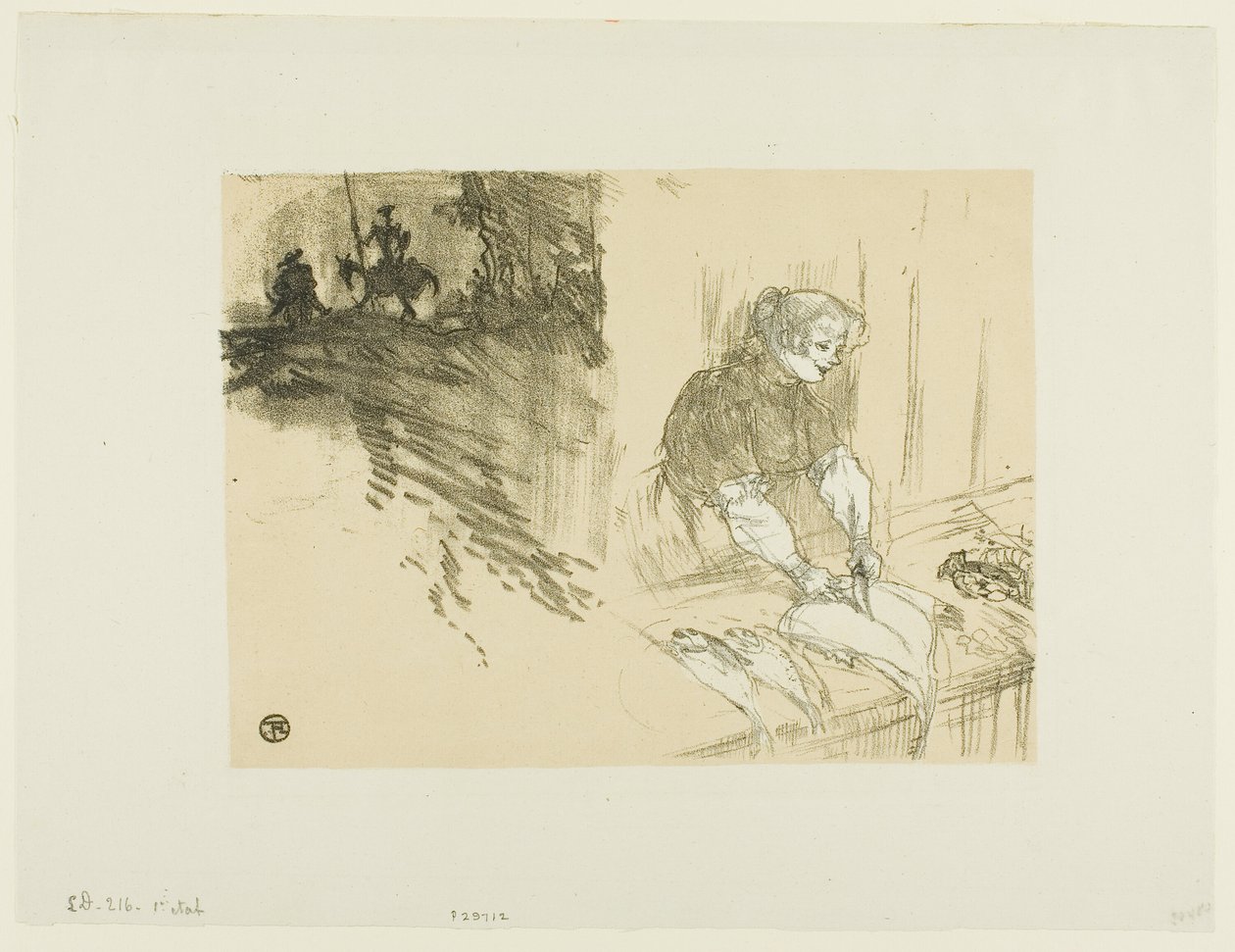 Cover for Les Courtes Joies by Henri de Toulouse Lautrec