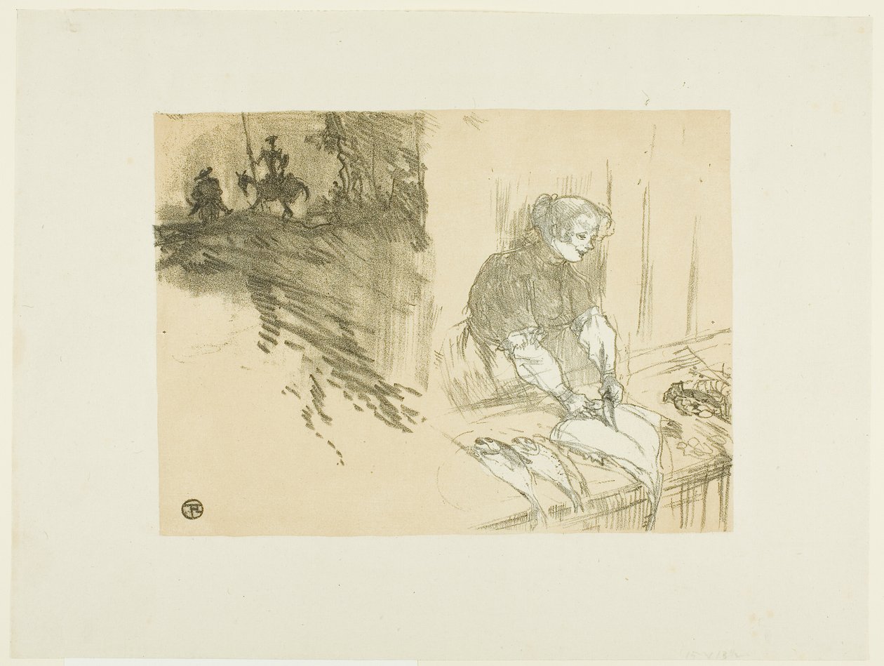 Cover for Les Courtes Joies by Henri de Toulouse Lautrec