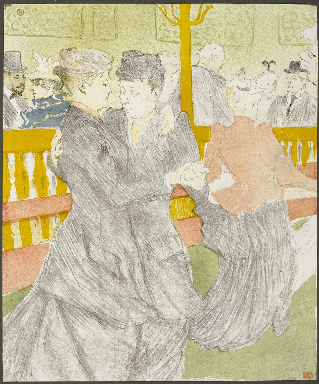 Dance at the Moulin Rouge by Henri de Toulouse Lautrec